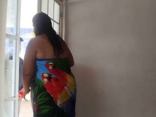 My neighbor comes over to my house for some sugar and ends up fucking my ass with his big hard cock