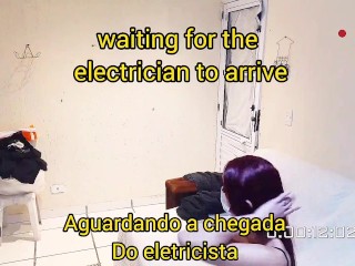 Casada recebe eletrecista em sua casa!