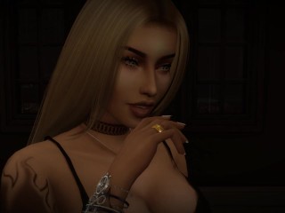 Huge Blond Futa Dominates small Male - Anais57