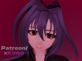 Akeno's Massive Breast Inflation / Expansion