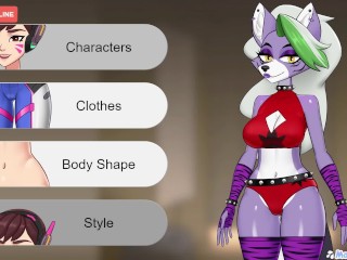 FNAF Roxanne Wolf Gets Good Fucking ♥ - Kiss My Camera Hentai Game Sex Gallery