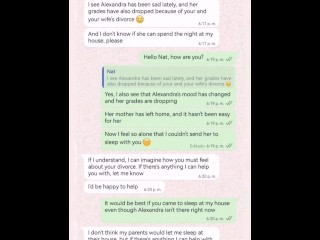 Hot chat with my daughter's best friend 🔥